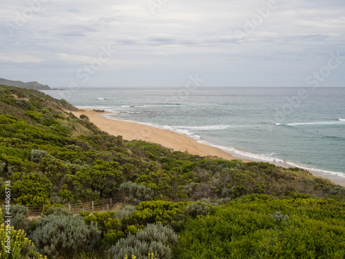 Evening view from the Johanna Beach Great Ocean Walk campground - Johanna, Victoria, Australia