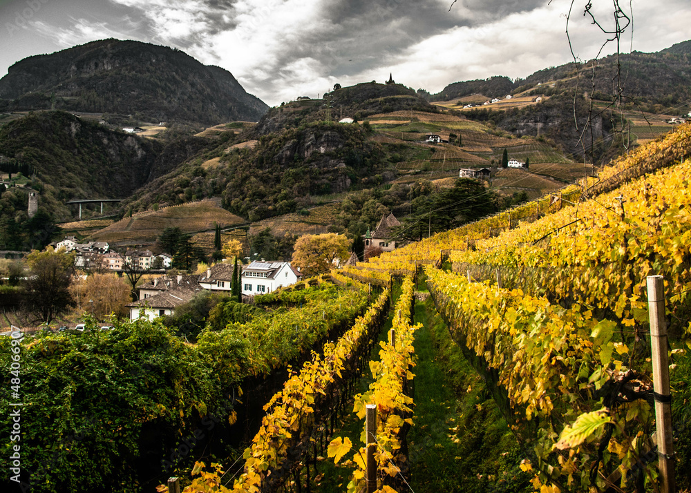 Fototapeta premium Le village de Bolzano en Italie