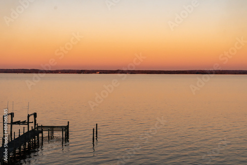 Golden hour on the Rappahannock River in Virginia © John McAdorey