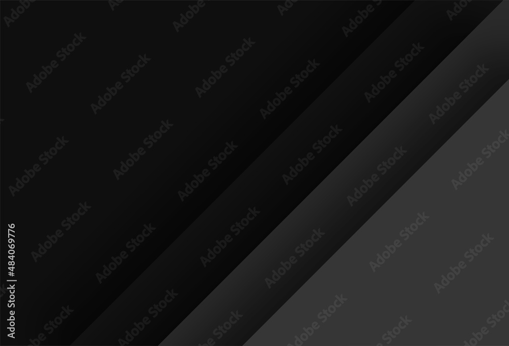Abstract. Geometric shape black overlab background. Vector.