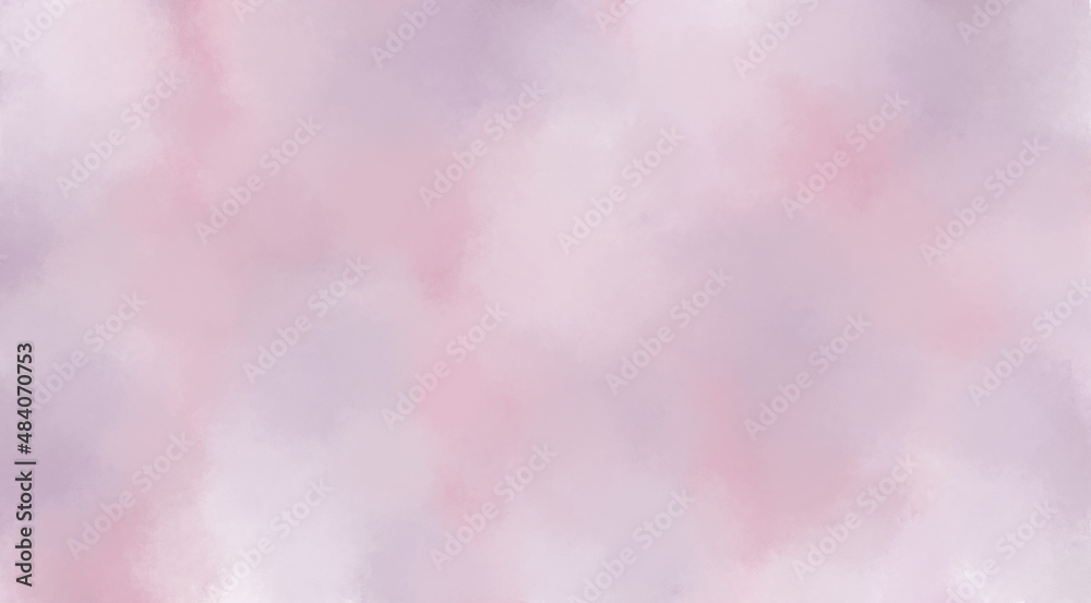 Watercolor paint texture, faded pastel purple and pink tones