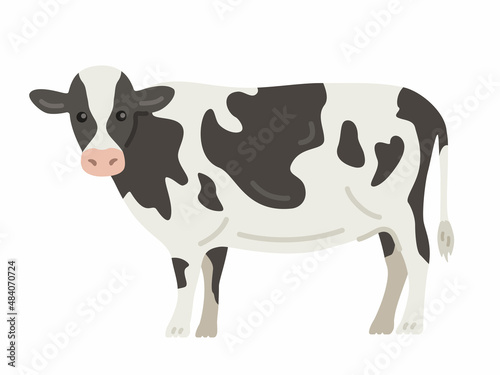 ホルスタイン牛のイラスト