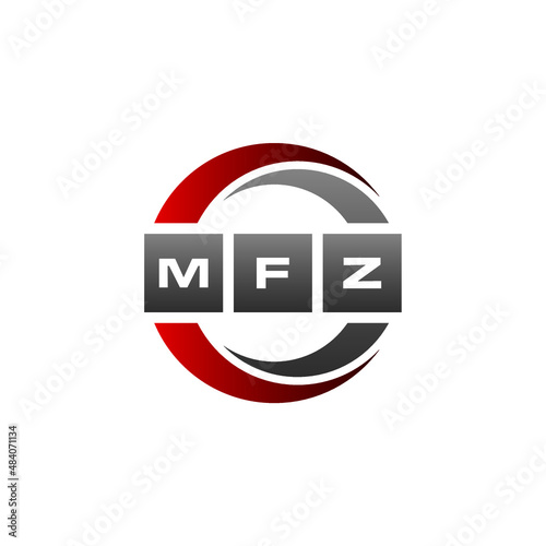 MFZ Letter Initial Logo Design Template Vector Illustration photo