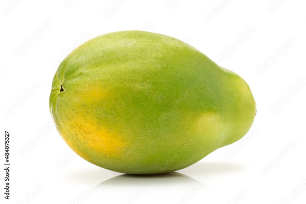 Papaya fruit isolated on a white background Papaya fruit isolated on a white background