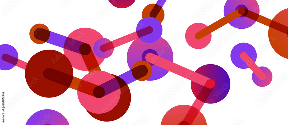 Line points connections geometric abstract background. Circles connected by lines. Trendy techno business template for wallpaper, banner, background or landing Line points connections geometric abstract background. Circles connected by lines. Trendy techno business template for wallpaper, banner, background or landing