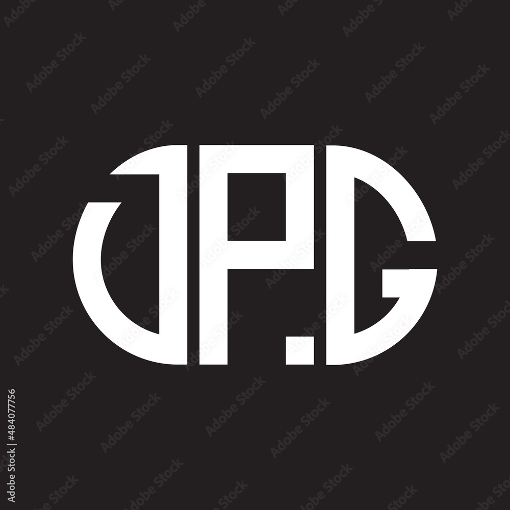 DPG letter logo design on black background. DPG creative initials letter logo concept. DPG letter design.