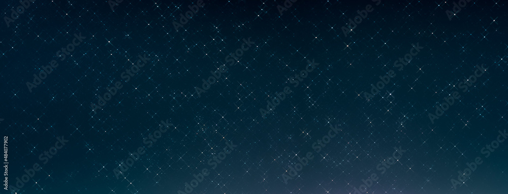 Panorama of the starry sky Panorama of the starry sky