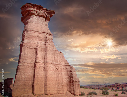 Scenic mountains of Talampaya National Park near San Juan, Argentina. photo