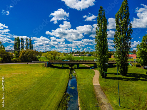 park in spring