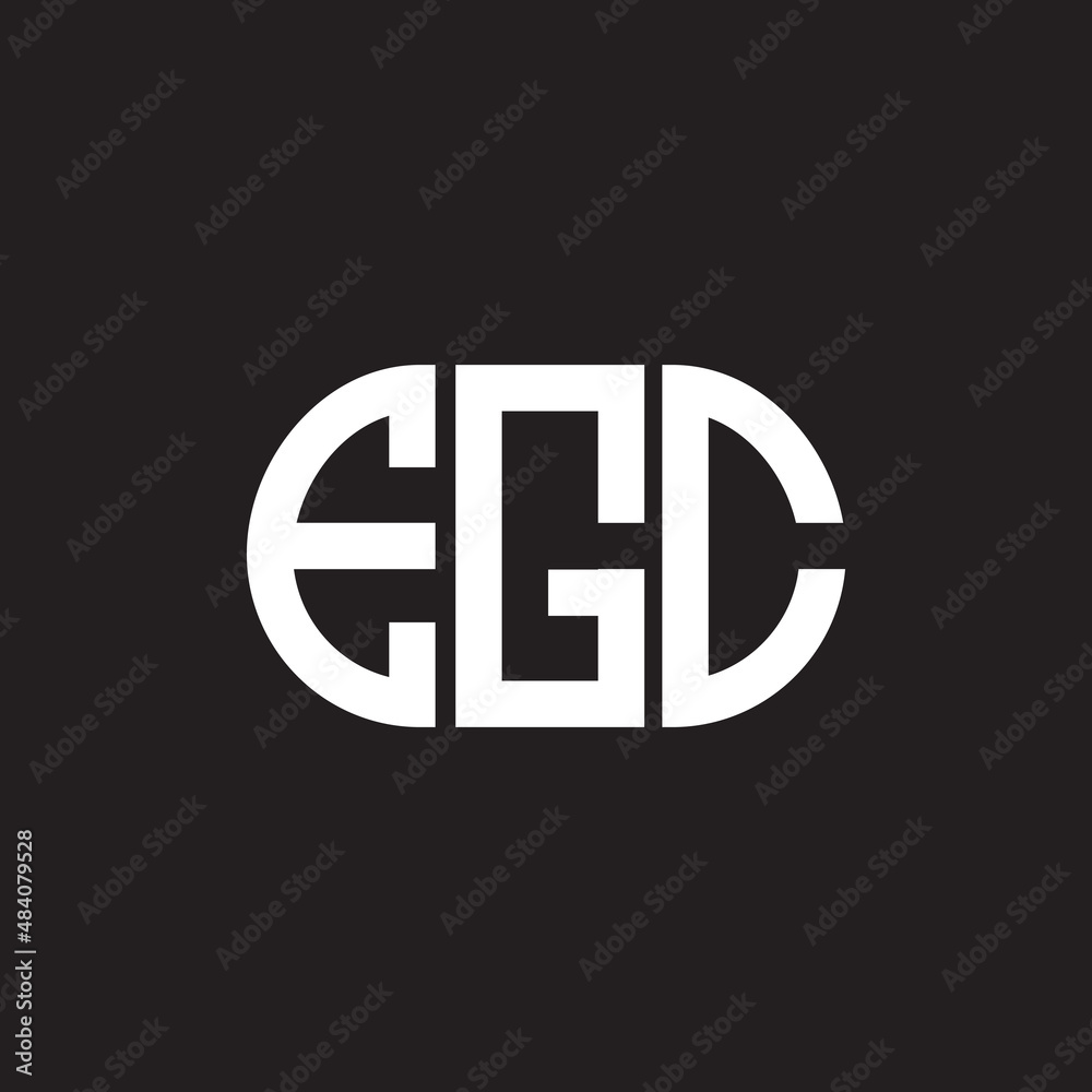 EGC letter logo design on black background. EGC creative initials letter logo concept. EGC letter design. EGC letter logo design on black background. EGC creative initials letter logo concept. EGC letter design.