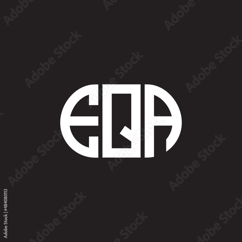 Free Download EQA letter logo design on black background. EQA creative initials letter logo concept. EQA letter design. - GFXLoad