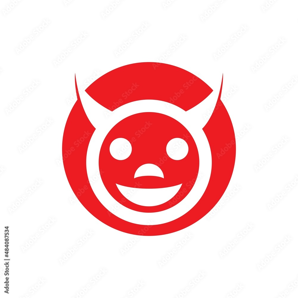 Obraz premium the devil logo and symbol