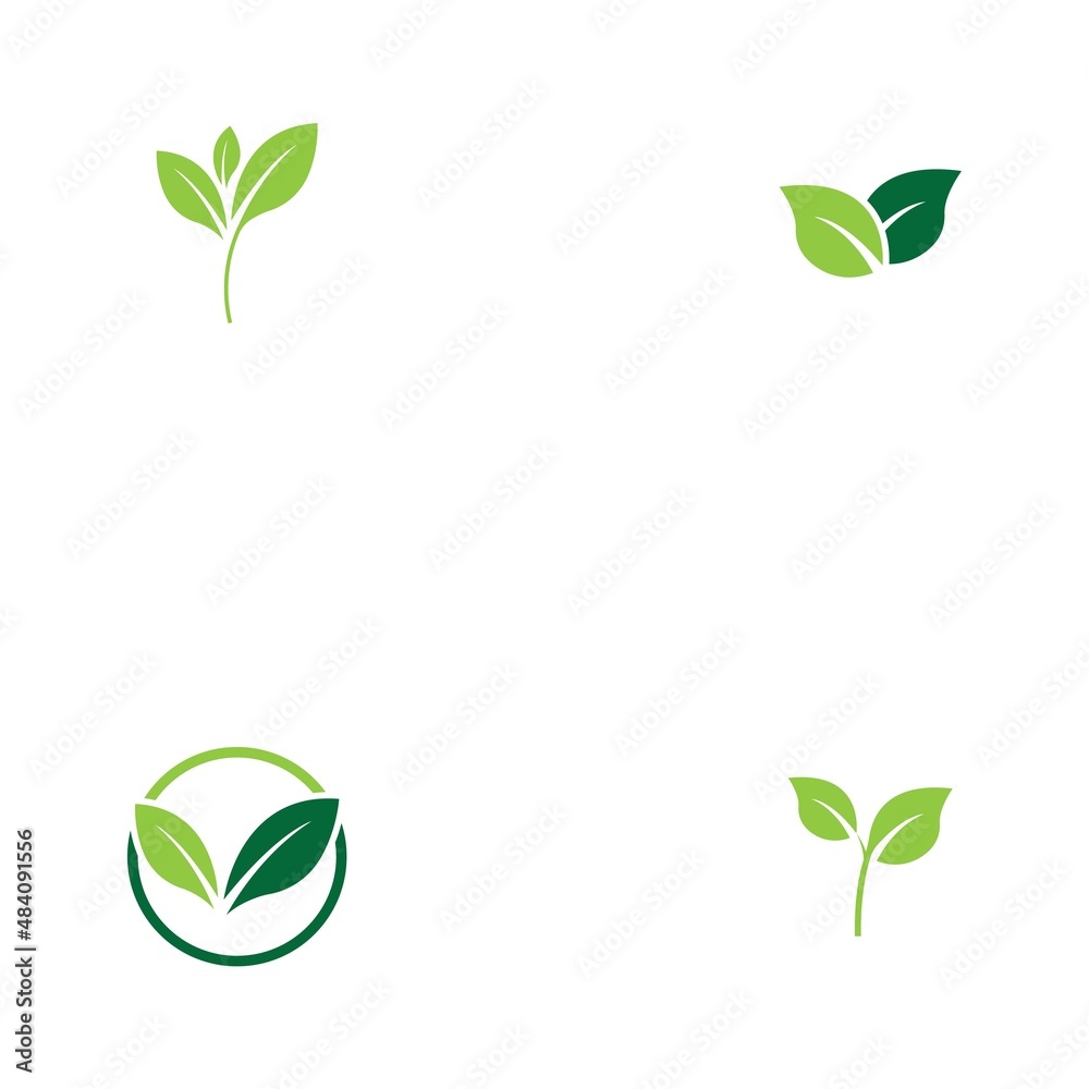 Logos of green Tree leaf ecology nature element vector Logos of green Tree leaf ecology nature element vector