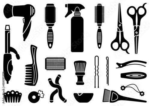 Hair Styling Icons