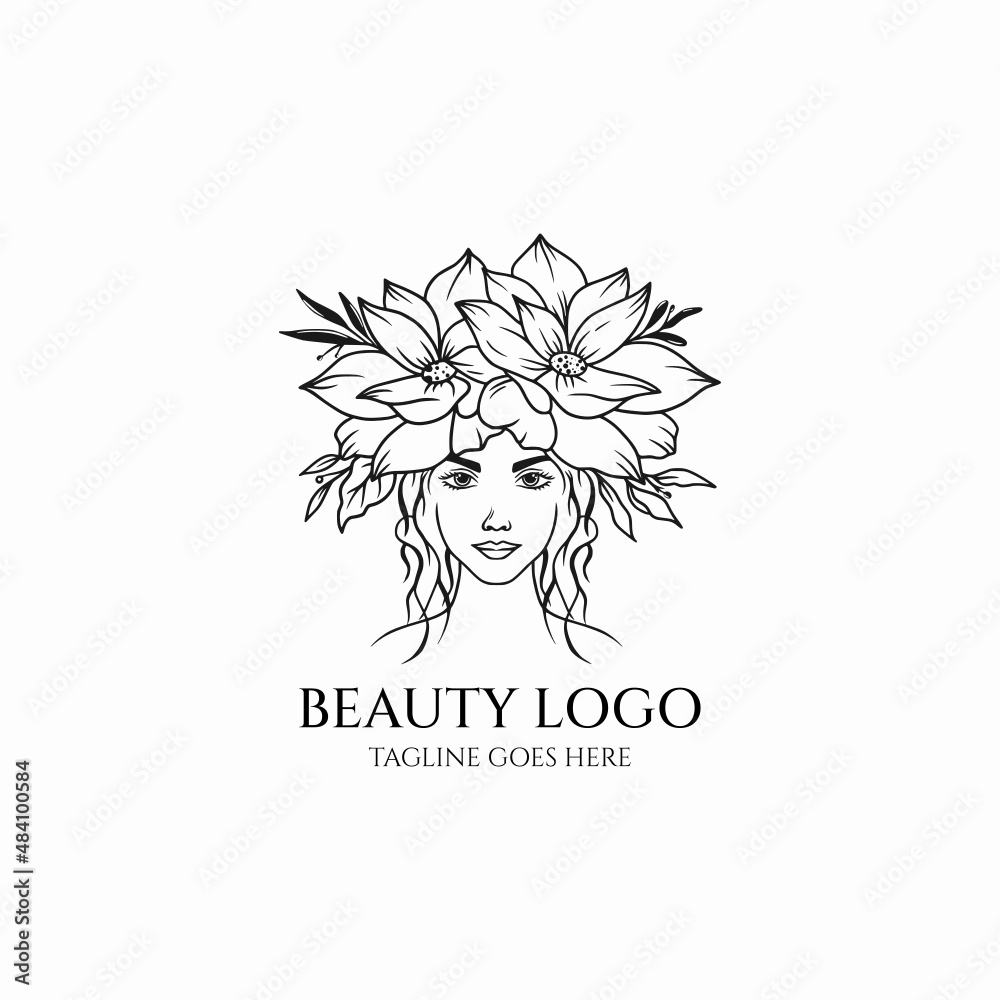 Obraz premium Beauty Logo svg