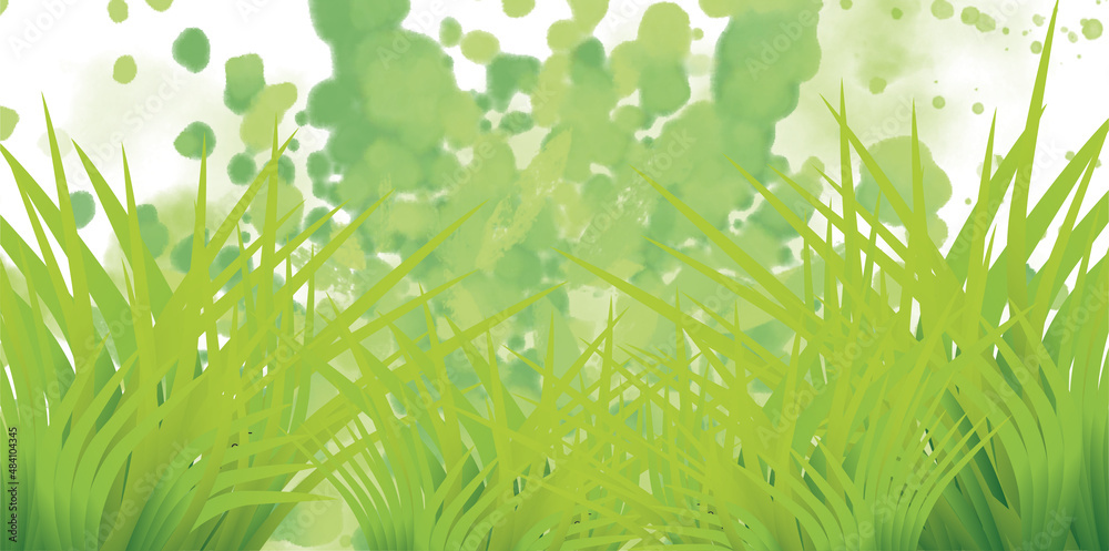 Naklejka premium trawa