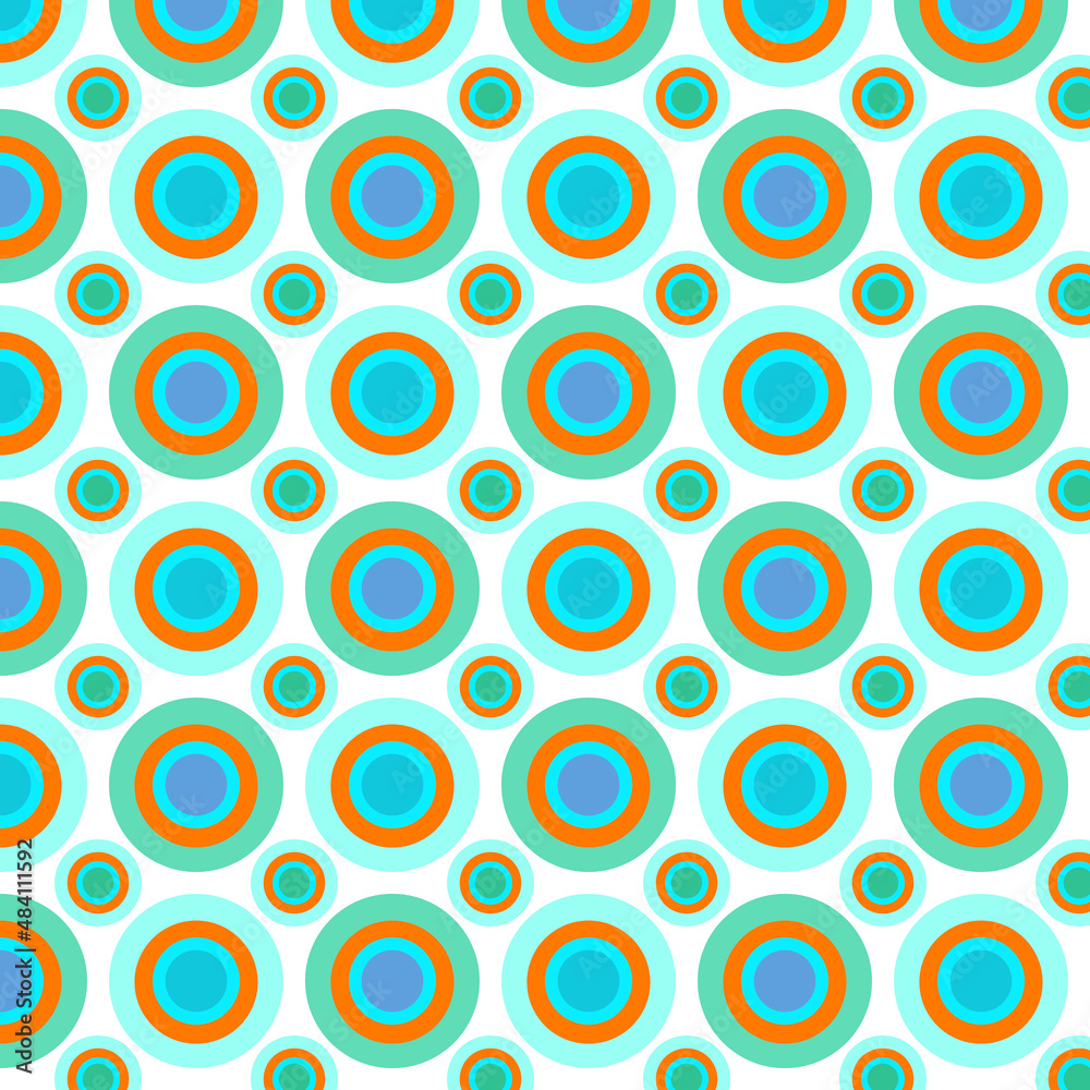 Geometric world Large and small circles Light delicate color palette Geometric world Large and small circles Light delicate color palette