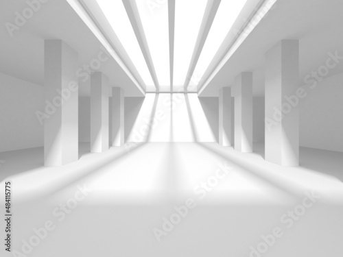 White Modern Background. Abstract Building Concept
