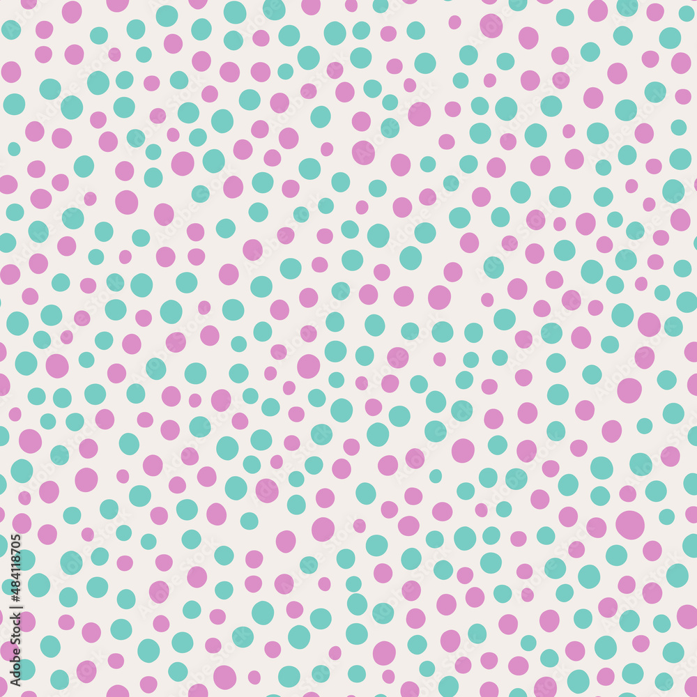 Dots seamless trendy background Dots seamless trendy background