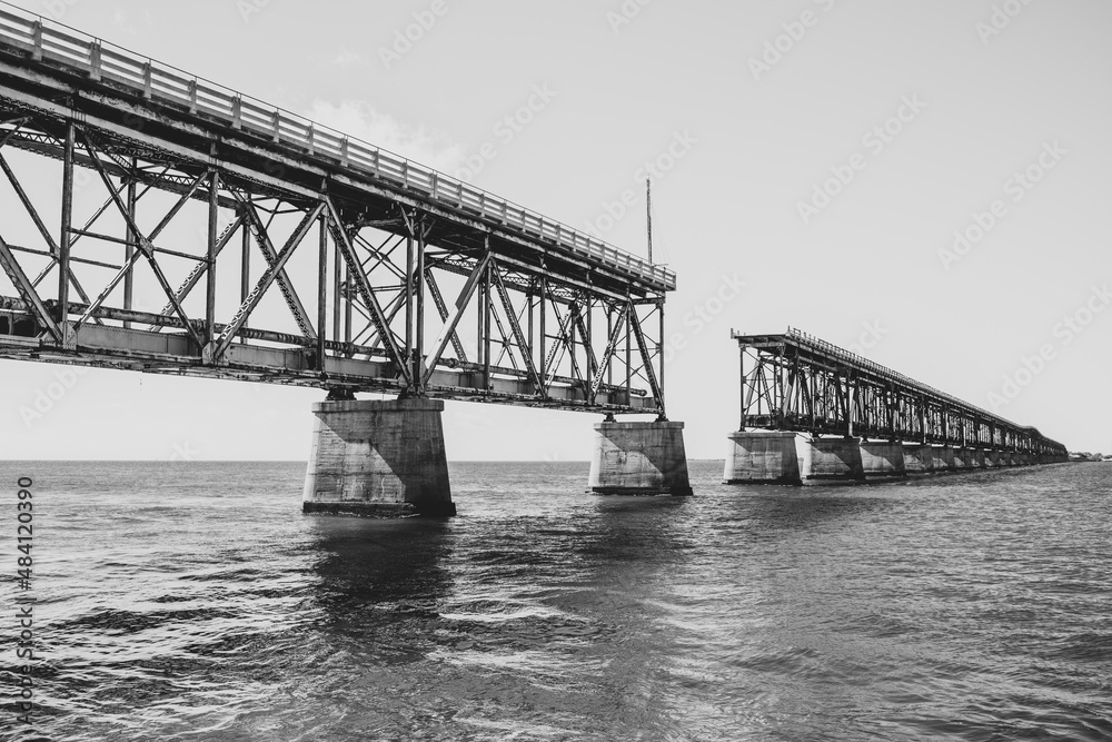 Bahia Honda Railroad Bridge 2021 BW