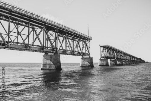 Bahia Honda Railroad Bridge 2021 BW