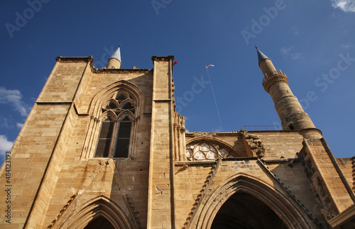 Selimiye Mosque (St. Sophia Cathedral) in Nicosia. Cyprus photo