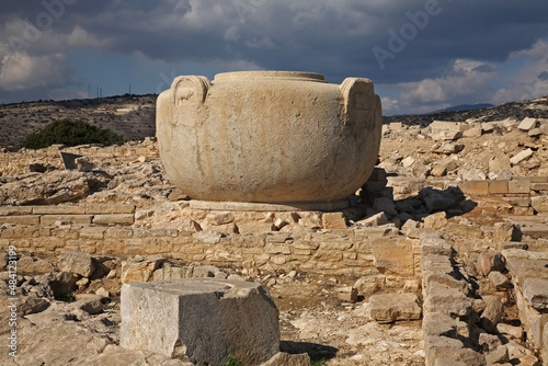 Ruins of ancient Amathus in Limassol. Cyprus photo