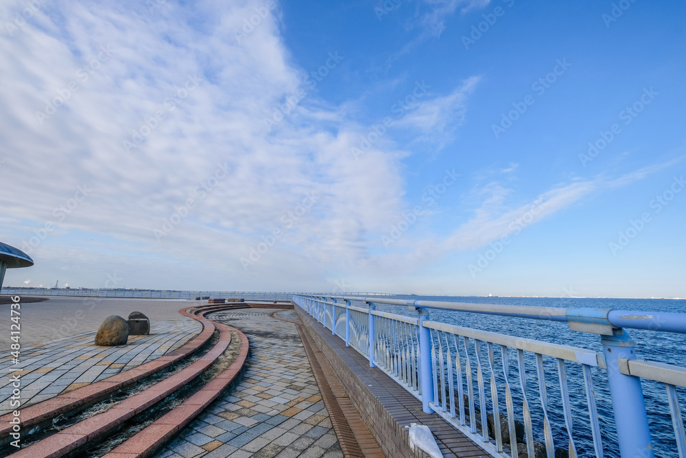 千葉県袖ヶ浦市の海岸