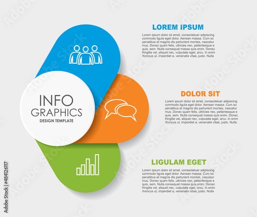 Infographic design template with place for your data. Vector illustration.