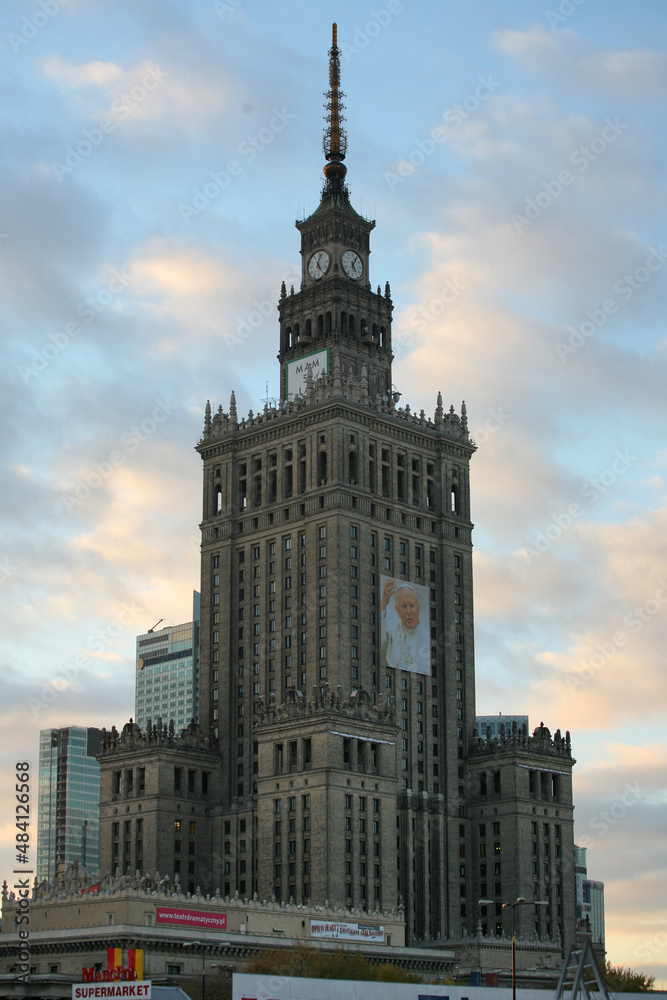 Center of Warsaw, Palace of Culture and Science (Pa³ac Kultury), Poland
