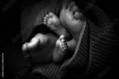 newborn baby feet