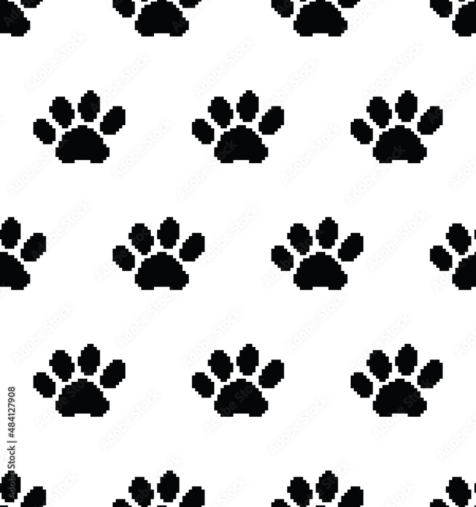pixel cat pattern.  cat background, texture, pattern, wallpaper, textile 