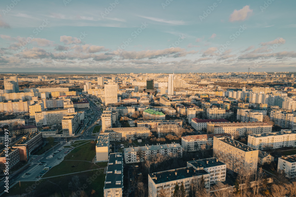 Obraz premium City aerial view