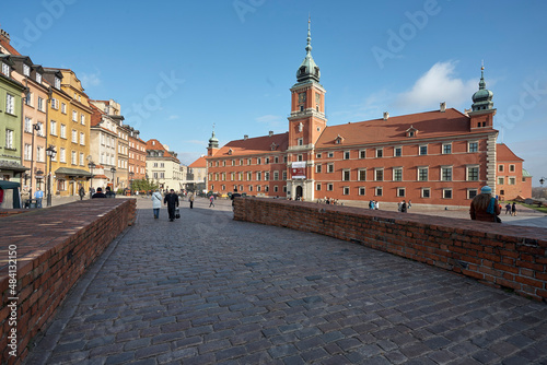 The Old Town, Castle Square (Plac Zamkowy), Royal Castle (Zamek Krolewski), Warsaw, Poland