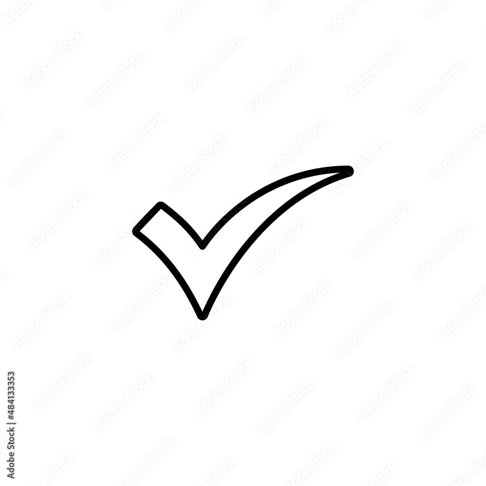 Check mark icon. Tick mark sign and symbol Check mark icon. Tick mark sign and symbol