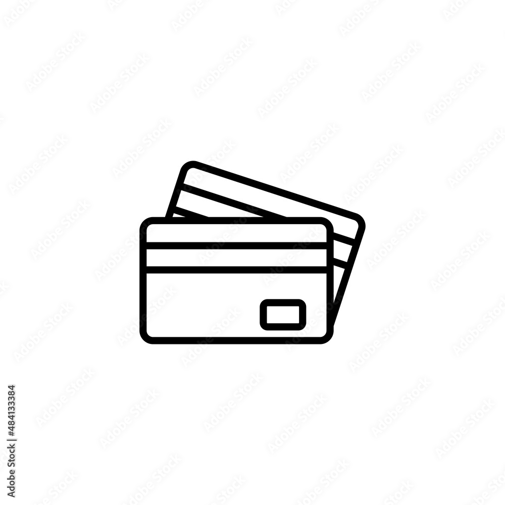 Credit card icon. Credit card payment sign and symbol Credit card icon. Credit card payment sign and symbol