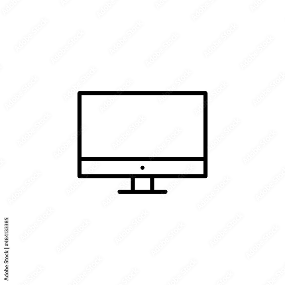 Computer icon. computer monitor sign and symbol Computer icon. computer monitor sign and symbol