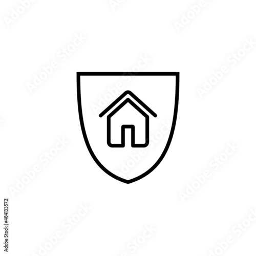 Free Download house insurance icon. house protection sign and symbol - GFXLoad