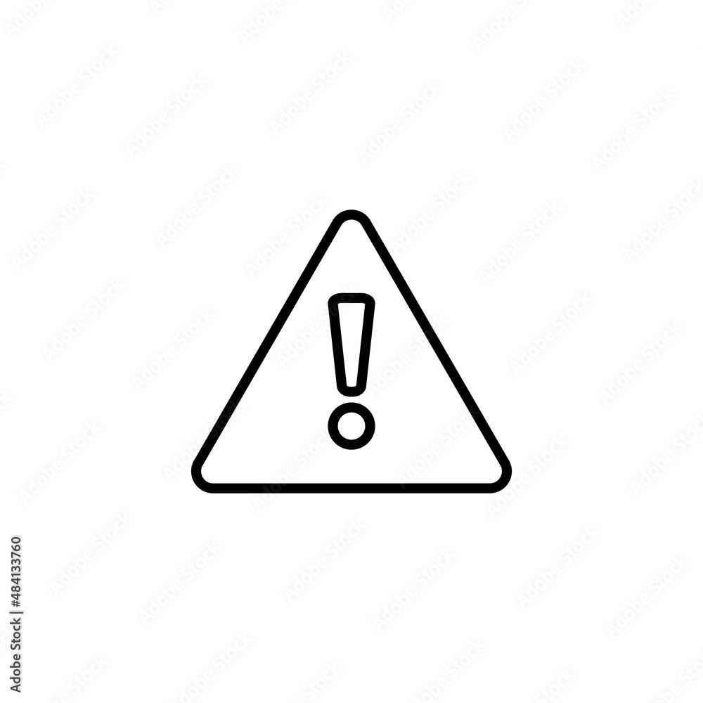 Exclamation danger sign. attention sign and symbol. Hazard warning attention sign Exclamation danger sign. attention sign and symbol. Hazard warning attention sign