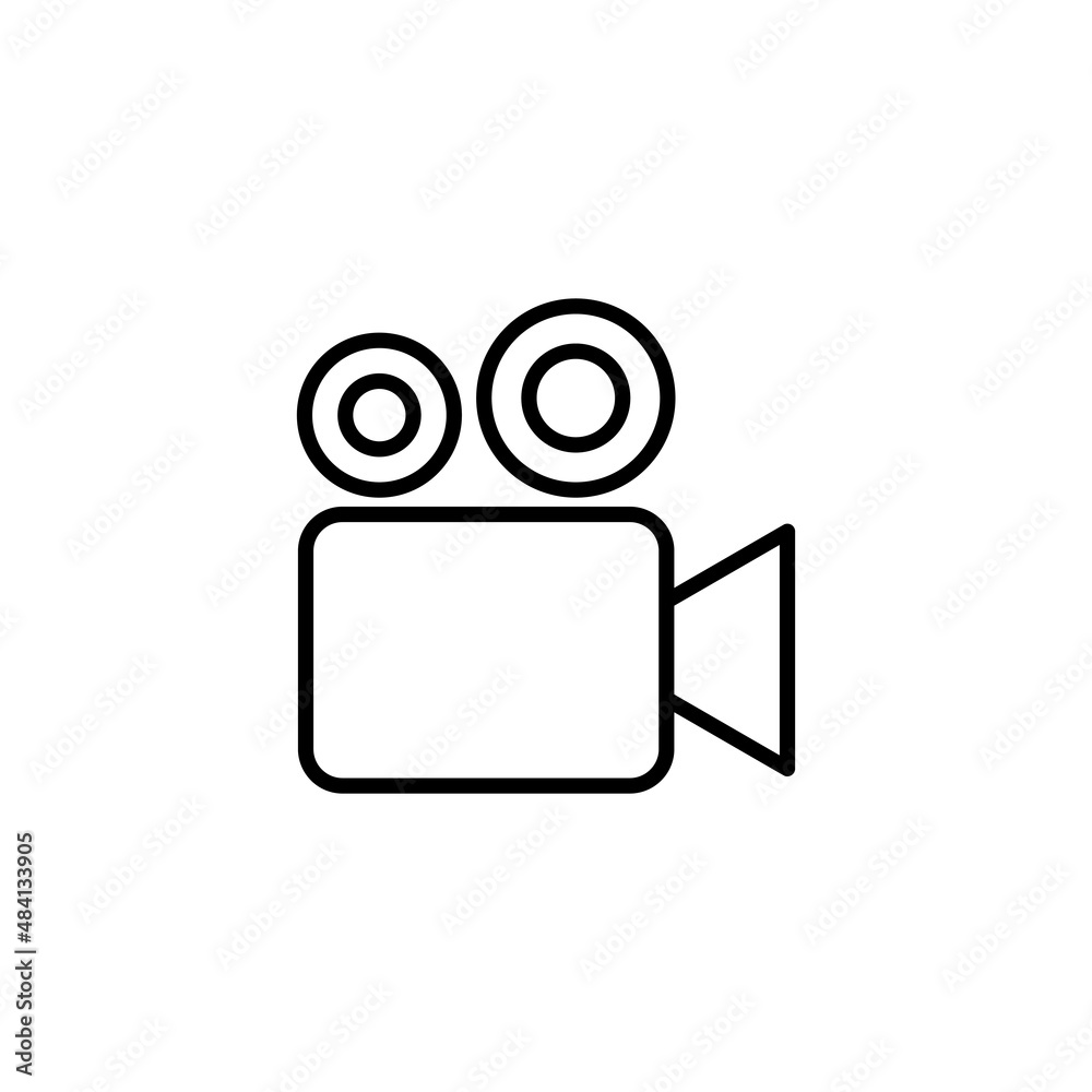 Video icon. video camera sign and symbol. movie sign. cinema Video icon. video camera sign and symbol. movie sign. cinema