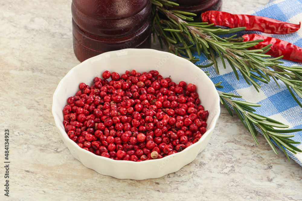 Red pepper corn seeds aroma Red pepper corn seeds aroma