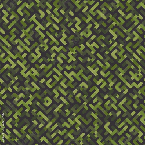 Seamless vector pattern for army fabric and design. Modern spotted forest print