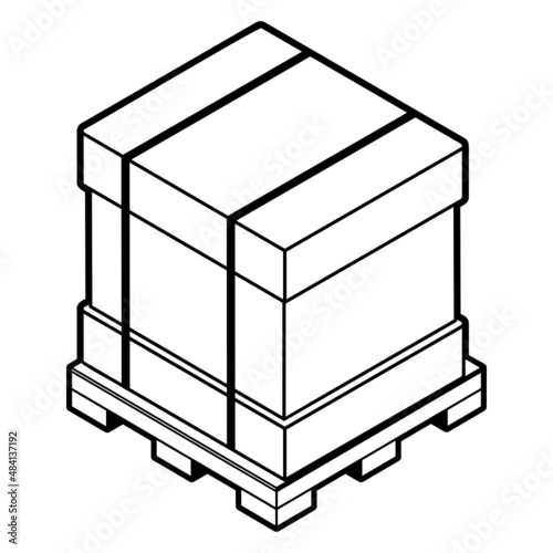 The big box on a pallet