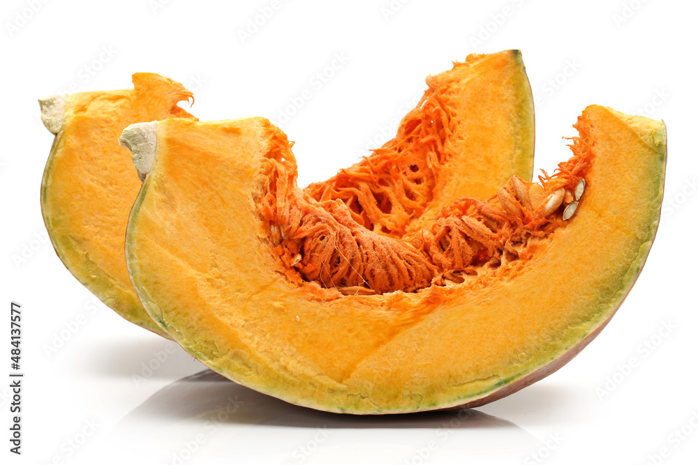 Thai Pumpkin on white background Thai Pumpkin on white background