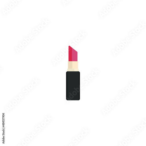 Single vector element isolated on white background. Lipstick