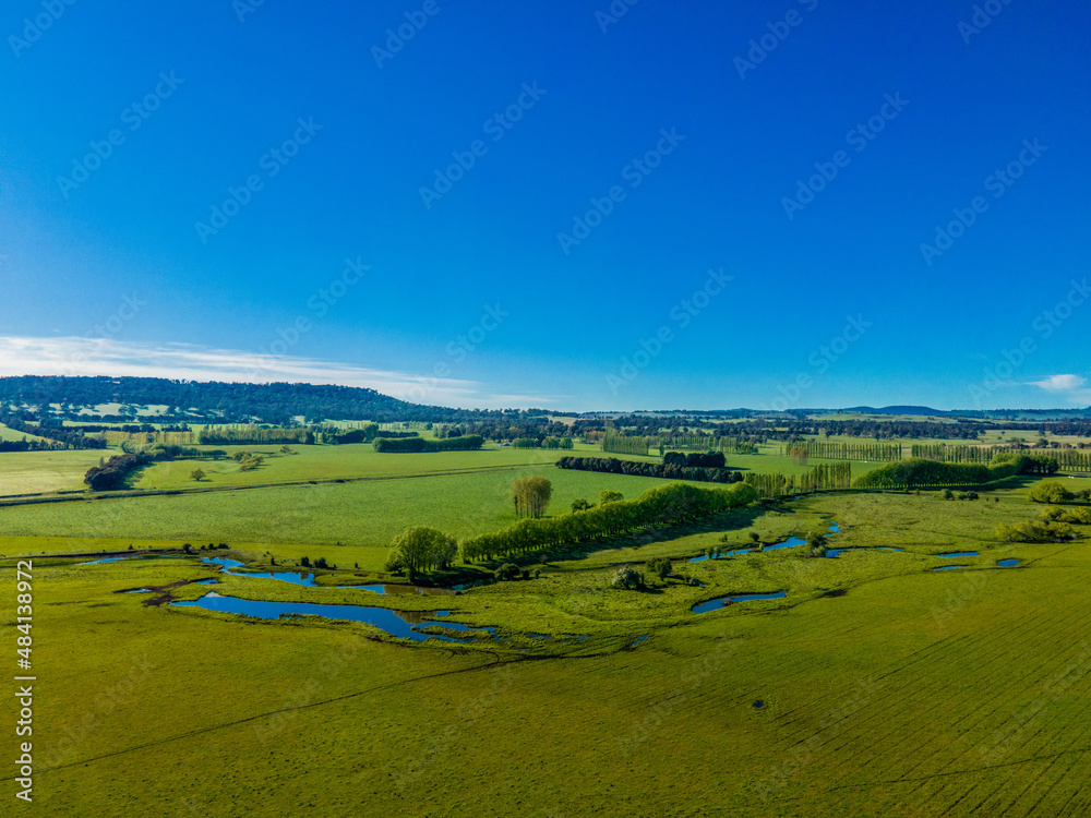 Aerial View at Stonehenge, NSW, Australia, Over looking the Beardy River