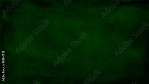 Obraz na płótnie Black green grunge background. Dark dirty texture. Rough green background with copy space for design. Web banner. w salonie