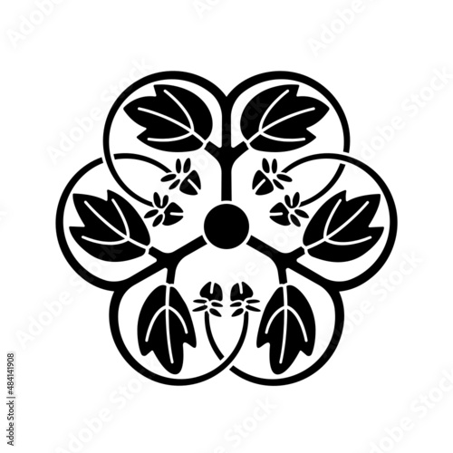 牡丹紋・蔓葉牡丹（つるはぼたん）/ 三つ蔓葉牡丹（みつつるはぼたん）