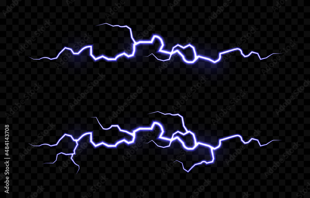 Vector lightning, lightning png, thunderstorm, lighting. Natural ...