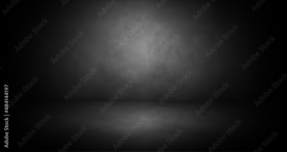 Empty dark concrete background for mock up or product display Empty dark concrete background for mock up or product display